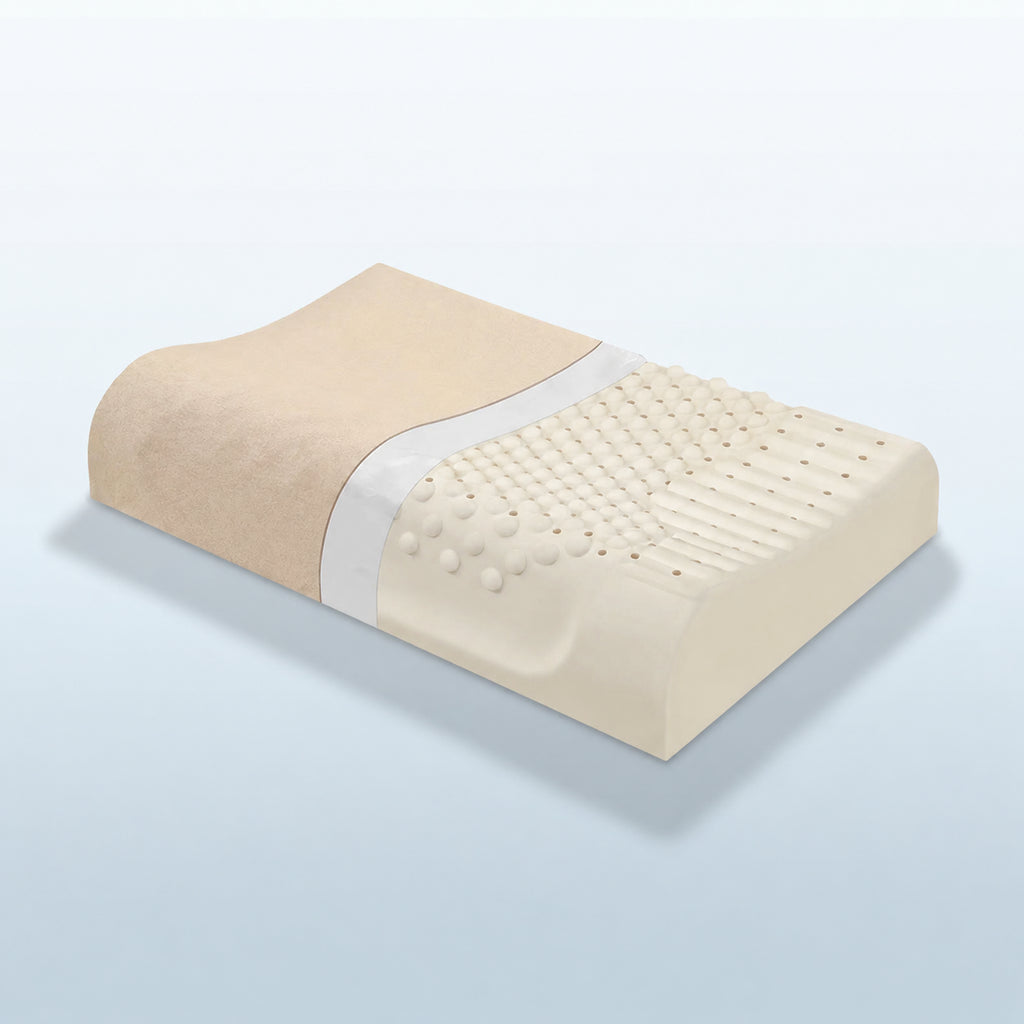 Thai Latex Anti-Mite Pillow for Sleep Comfort, Multiple Colors