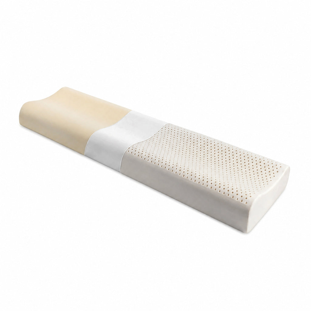 Thai Latex Anti-Mite Pillow for Sleep Comfort, Multiple Colors