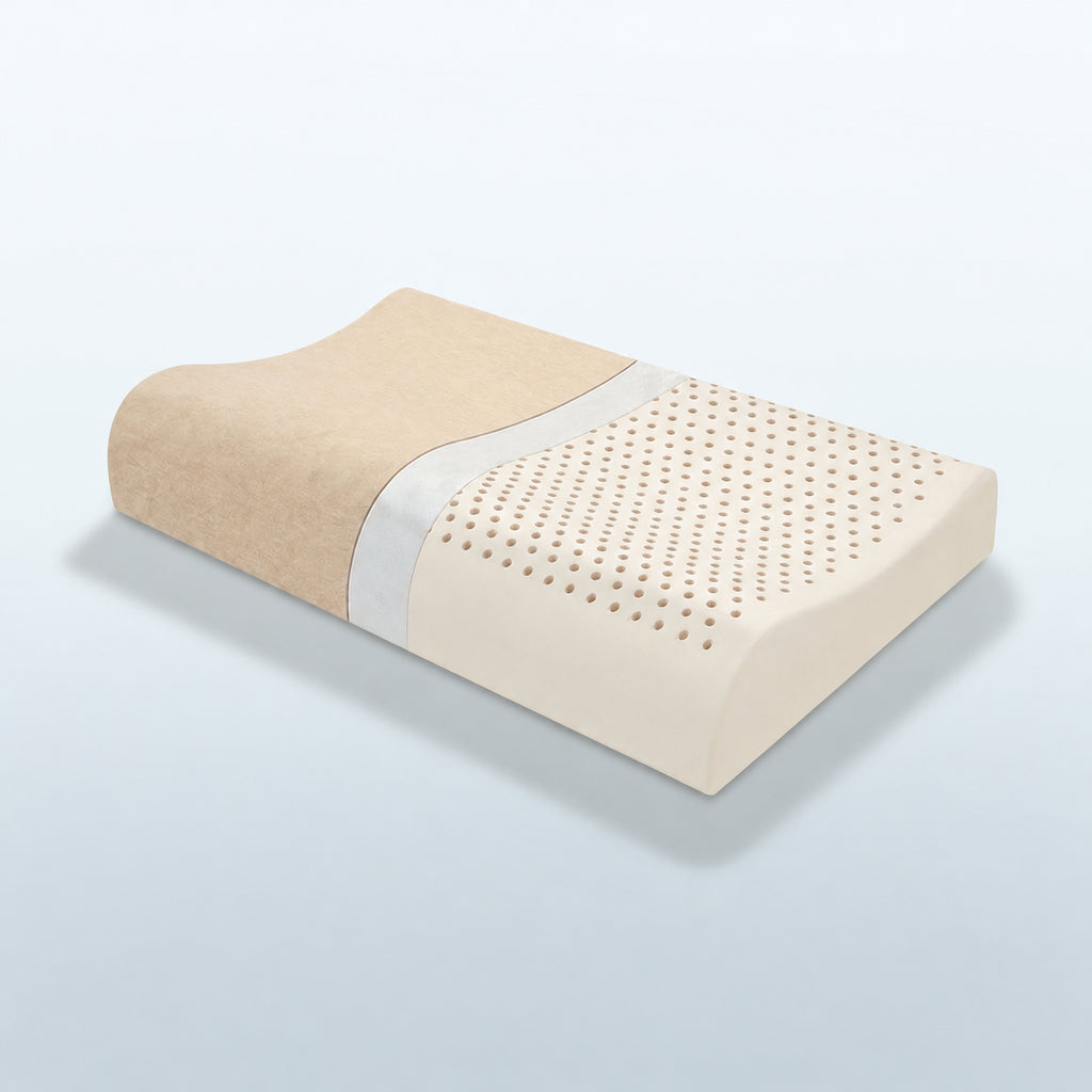 Thai Latex Anti-Mite Pillow for Sleep Comfort, Multiple Colors