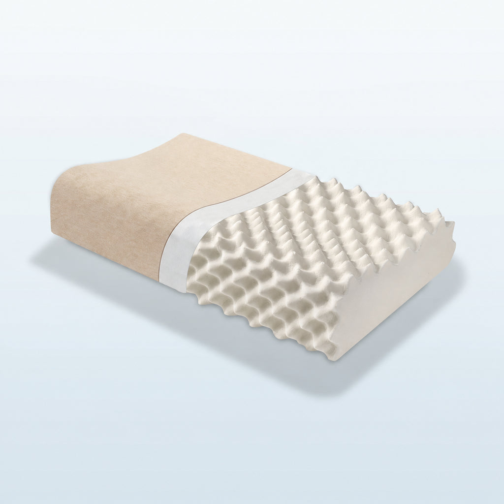 Thai Latex Anti-Mite Pillow for Sleep Comfort, Multiple Colors