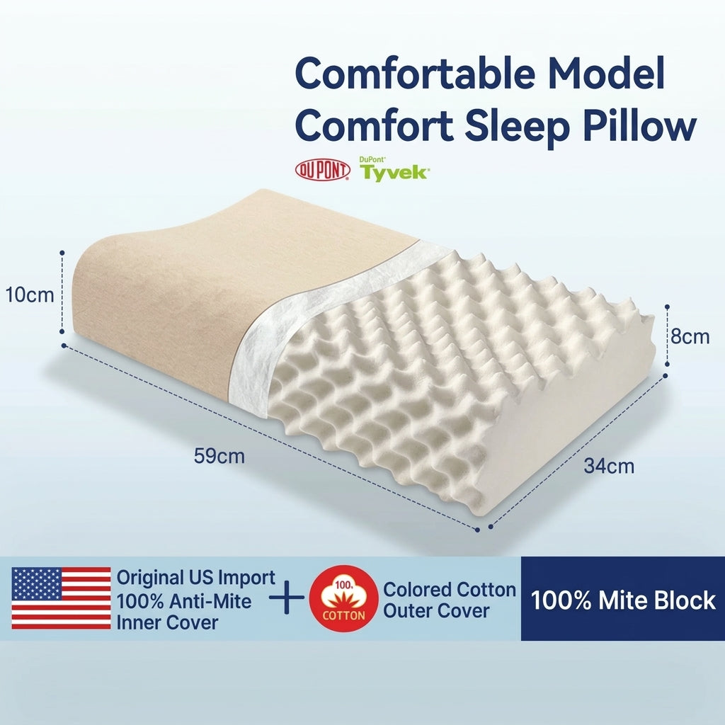 Thai Latex Anti-Mite Pillow