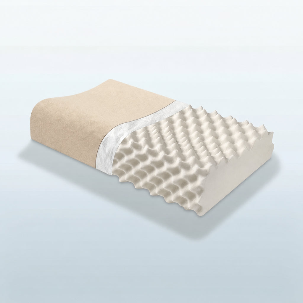 Thai Latex Anti-Mite Pillow for Sleep Comfort, Multiple Colors
