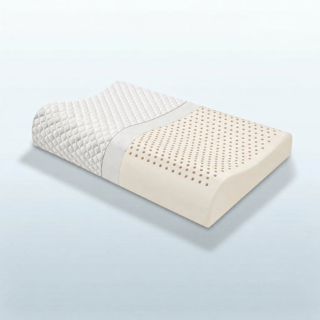 Thai Latex Anti-Mite Pillow for Sleep Comfort, Multiple Colors