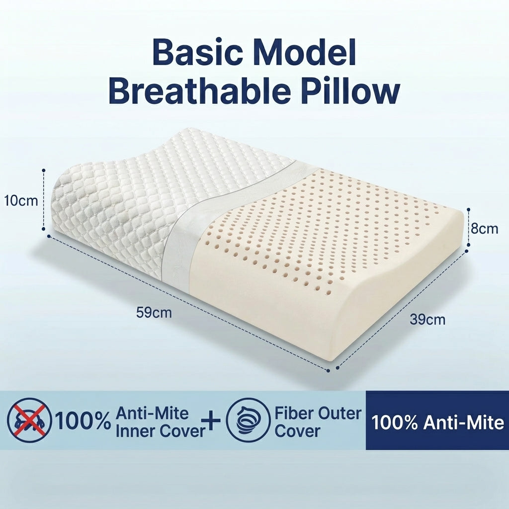 Thai Latex Anti-Mite Pillow