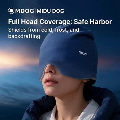 Weighted Velour Deep Sleep Cap