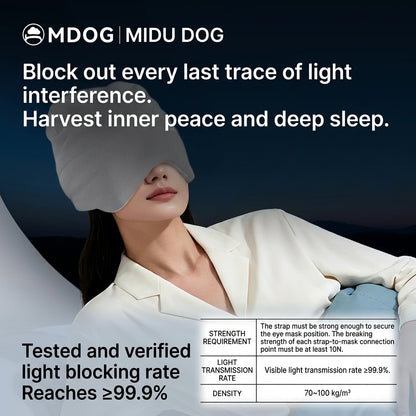 Weighted Velour Deep Sleep Cap