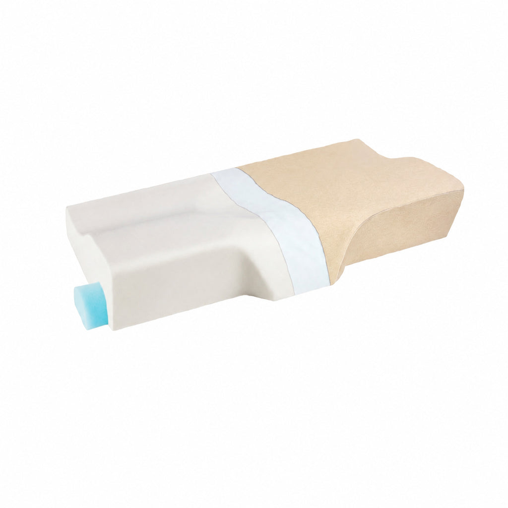 Contoured Cervical Memory Pillow for Neck Support, Multiple Colors, 2.4-4.3 in