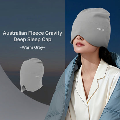 Weighted Velour Deep Sleep Cap
