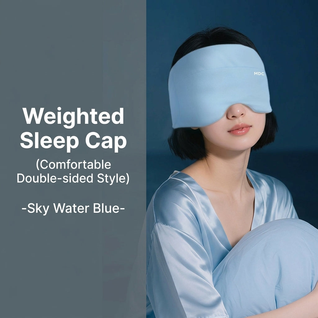 Weighted Velour Deep Sleep Cap