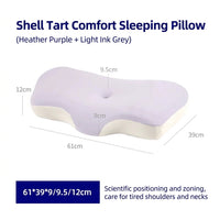 Upgraded Shell Tarta Comfort Sleep Pillow - Heather Purple