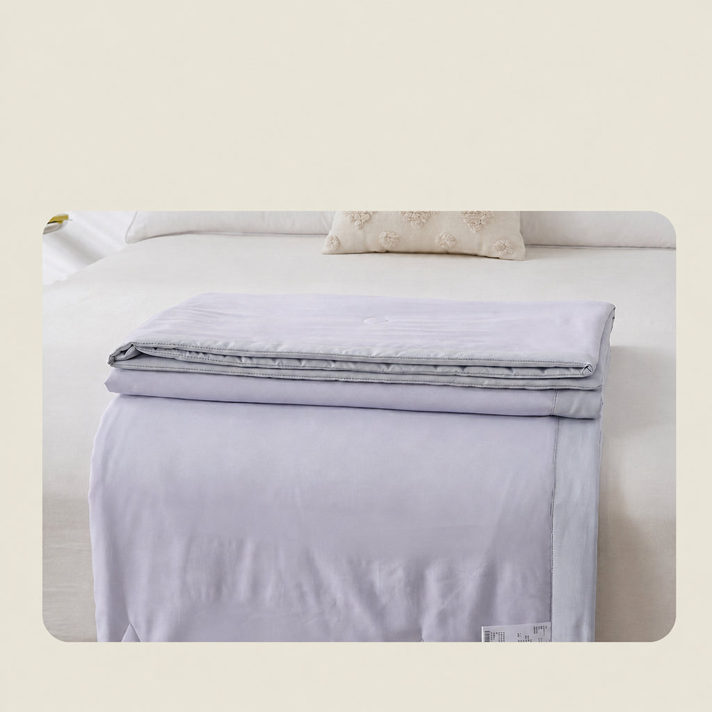 Macaron Reversible Summer Quilt for Bedding Comfort, Multiple Colors, 47x59 in/59x79 in/79x91 in
