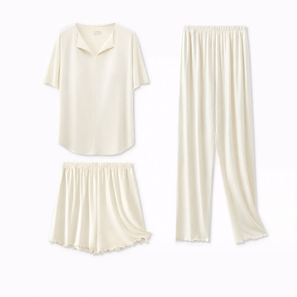 Silk Women's Padded Modal Set Sleepwear for Home and Sleep, Multiple Colors, S/M/L/XL