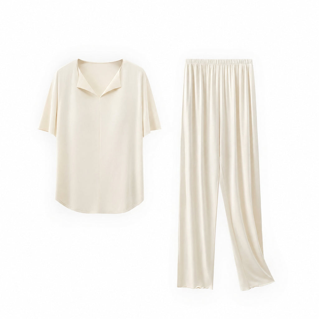 Silk Women's Padded Modal Set Sleepwear for Home and Sleep, Multiple Colors, S/M/L/XL