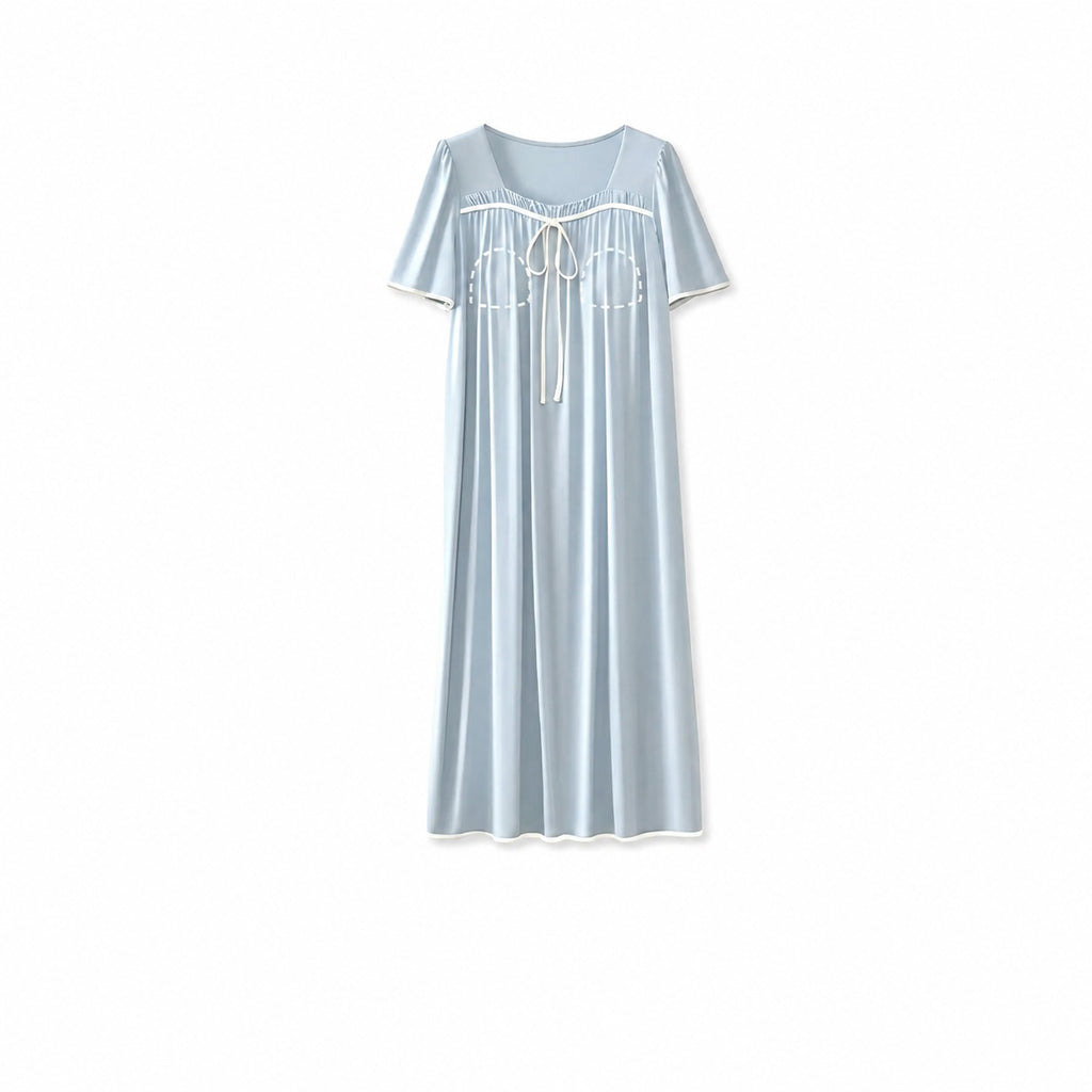 Cooling Padded Modal Sleep Dress Sleepwear for Home and Sleep, Multiple Options