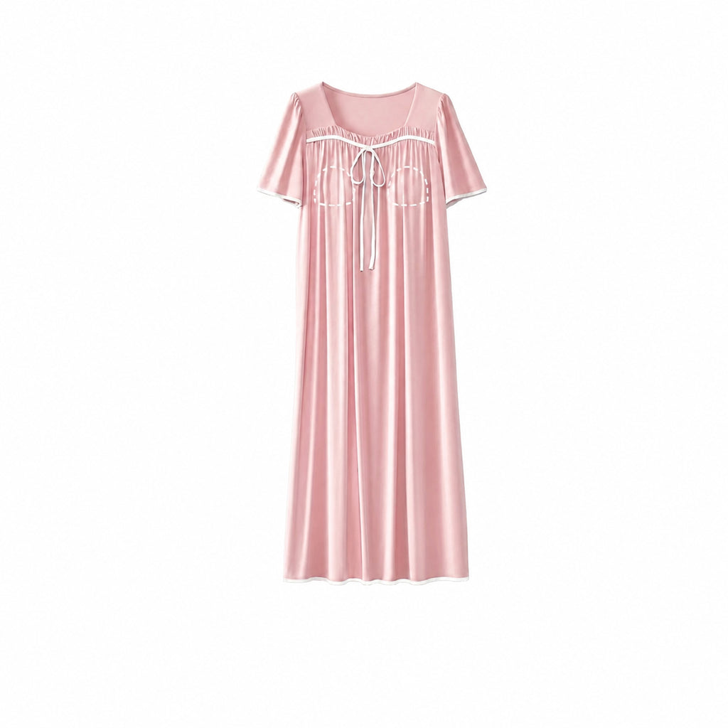 Cooling Padded Modal Sleep Dress Sleepwear for Home and Sleep, Multiple Options