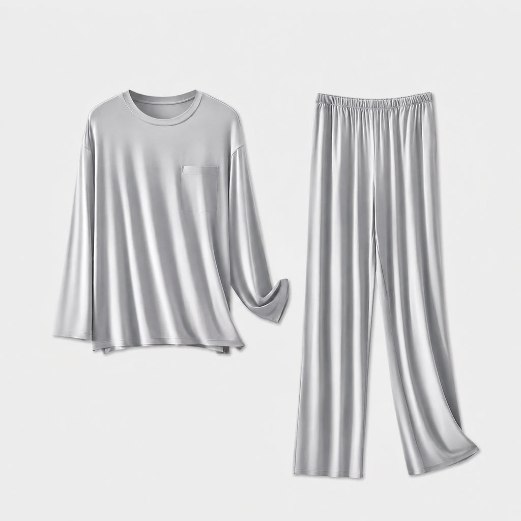 Cooling Men's All-Season Modal Set Sleepwear for Home and Sleep, Multiple Colors, Multiple Sizes