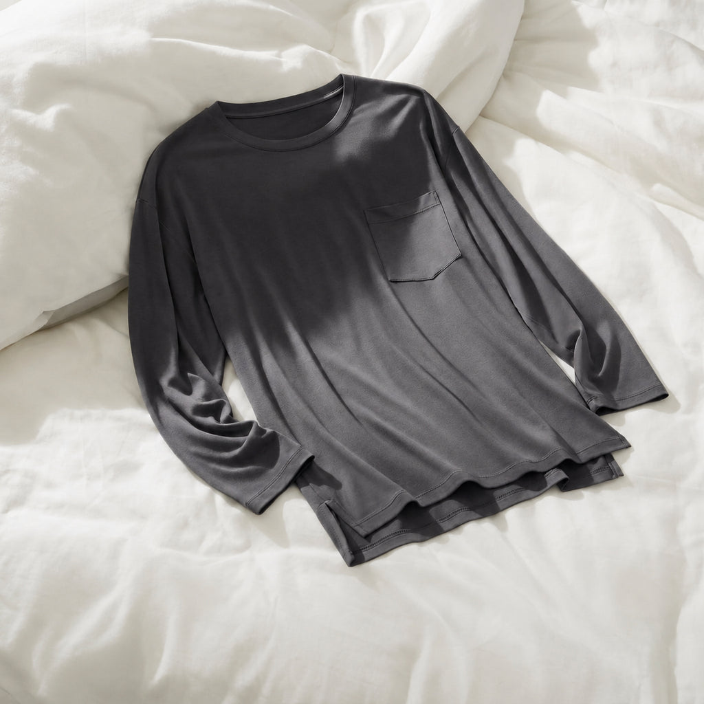 Cooling Men's All-Season Modal Set Sleepwear for Home and Sleep, Multiple Colors, Multiple Sizes