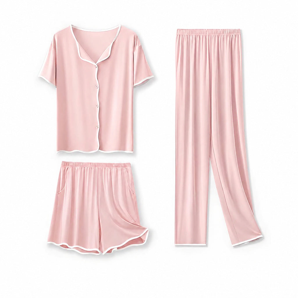 Silk Women's Cooling Modal Pajamas for Home and Sleep, Multiple Colors, Multiple Sizes