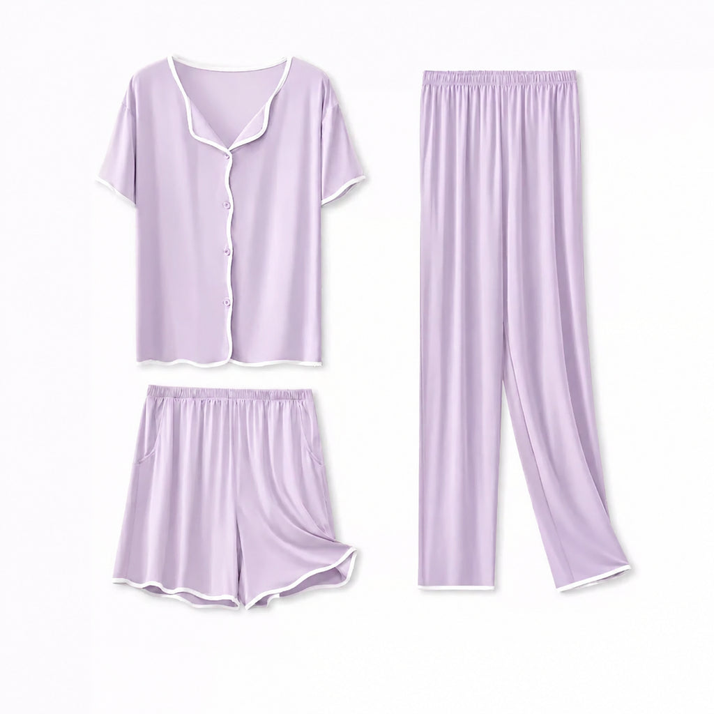 Silk Women's Cooling Modal Pajamas for Home and Sleep, Multiple Colors, Multiple Sizes