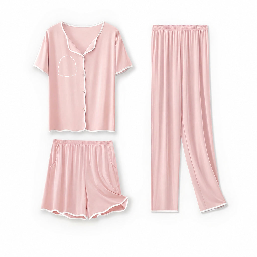 Silk Women's Cooling Modal Pajamas for Home and Sleep, Multiple Colors, Multiple Sizes