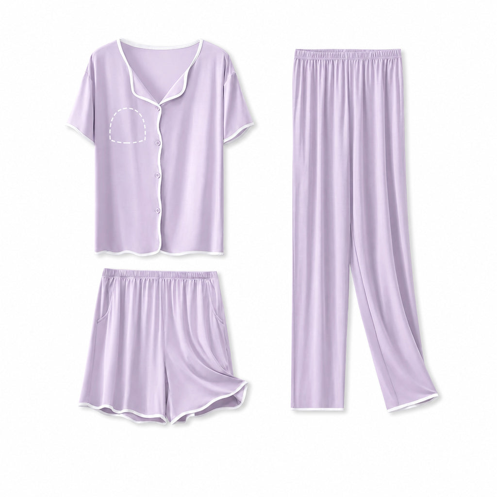 Silk Women's Cooling Modal Pajamas for Home and Sleep, Multiple Colors, Multiple Sizes