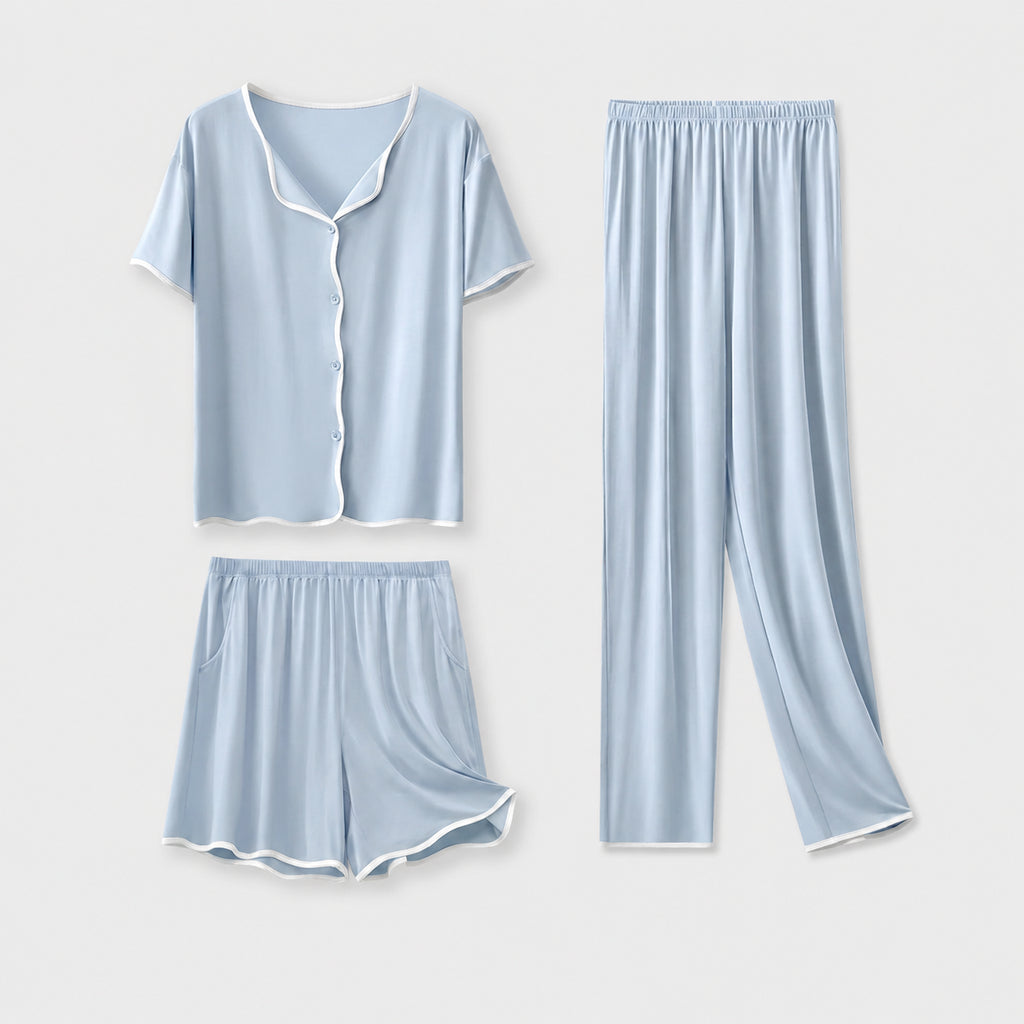 Silk Women's Cooling Modal Pajamas for Home and Sleep, Multiple Colors, Multiple Sizes