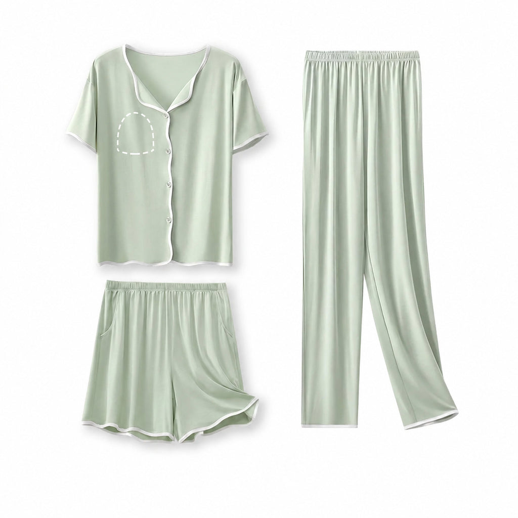 Silk Women's Cooling Modal Pajamas for Home and Sleep, Multiple Colors, Multiple Sizes