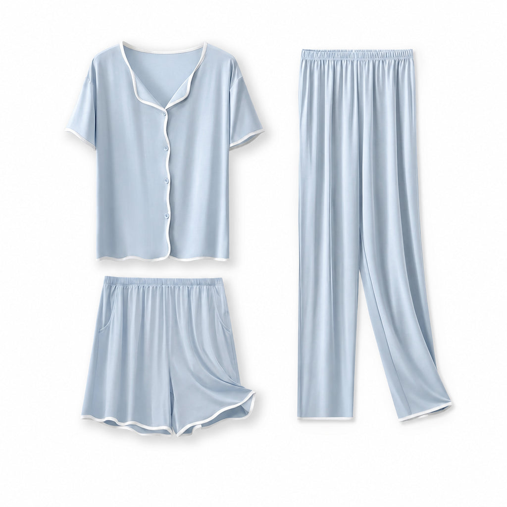 Silk Women's Cooling Modal Pajamas for Home and Sleep, Multiple Colors, Multiple Sizes