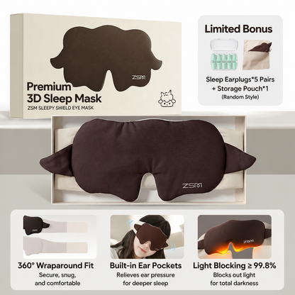 Blackout Eye Mask with Pocket
