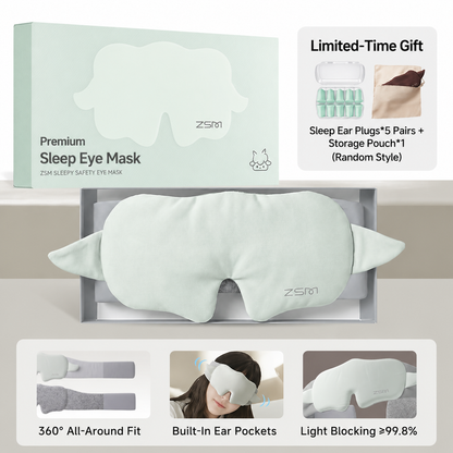 Blackout Eye Mask with Pocket