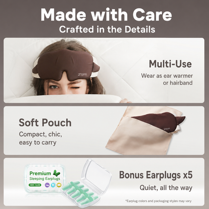 Blackout Eye Mask with Pocket