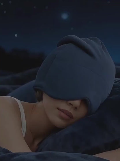 Weighted Velour Deep Sleep Cap