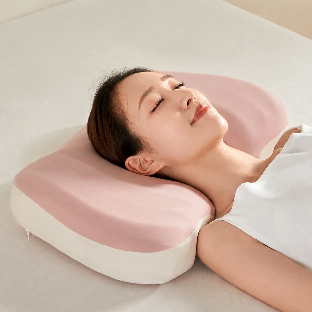 Shell Ergonomic Cervical Pillow for Neck Support, Multiple Colors, 2-5.1 in