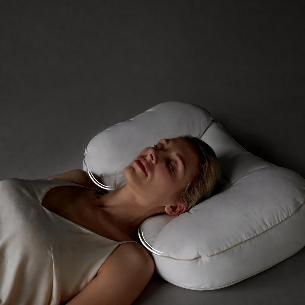 Zoned Goose Down Cervical Pillow for Neck Support, Regular