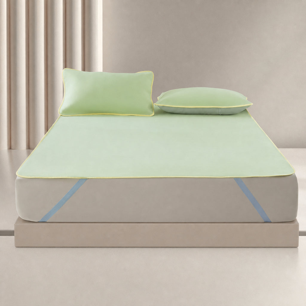 Ice Silk Cooling Mattress Pad Mattress Protector for Bedding Protection, Multiple Colors, 59x79 in/71x79 in