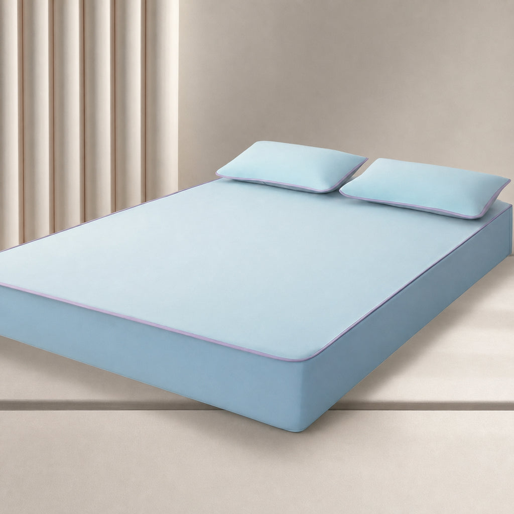 Ice Silk Cooling Mattress Pad Mattress Protector for Bedding Protection, Multiple Colors, 59x79 in/71x79 in