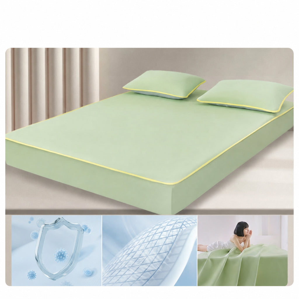 Ice Silk Cooling Mattress Pad Mattress Protector for Bedding Protection, Multiple Colors, 59x79 in/71x79 in