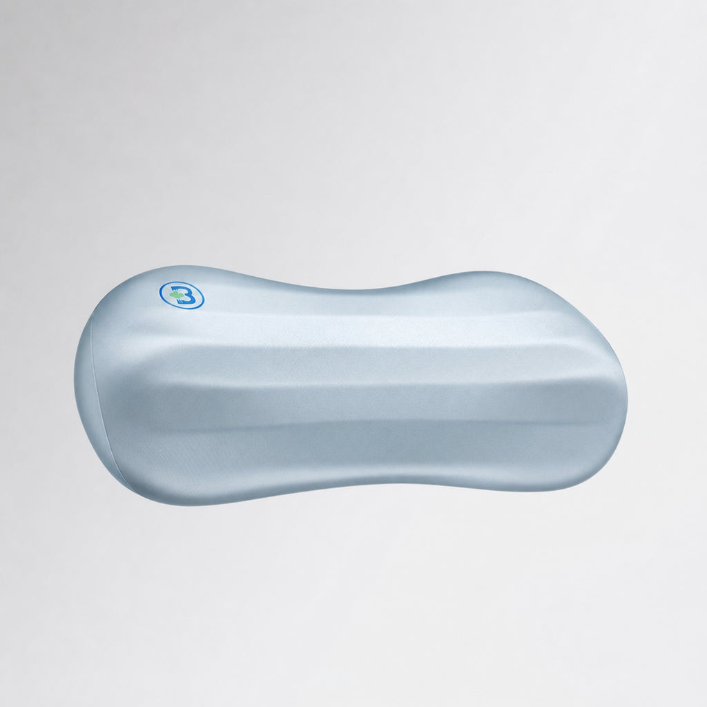 Ergonomic Lumbar Support Pillow for Bed, Sofa, or Chair, Blue