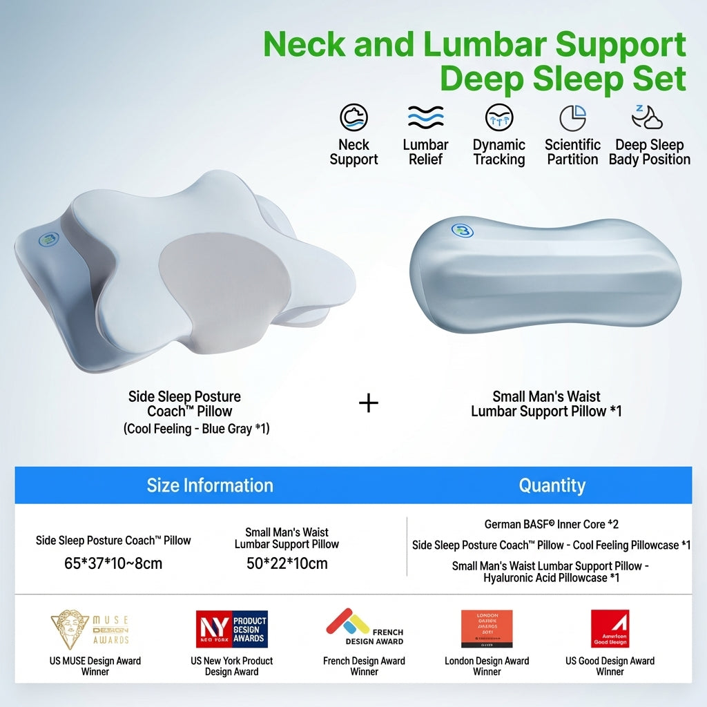 Ergonomic Lumbar Support Pillow