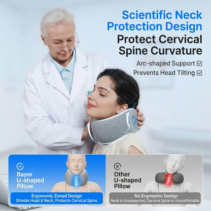 Ergonomic U-Shaped Travel Pillow