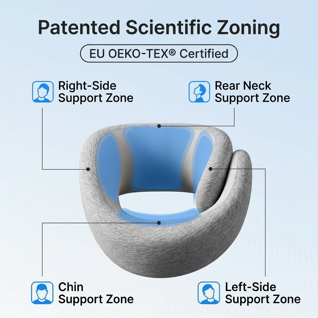 Ergonomic U-Shaped Travel Pillow